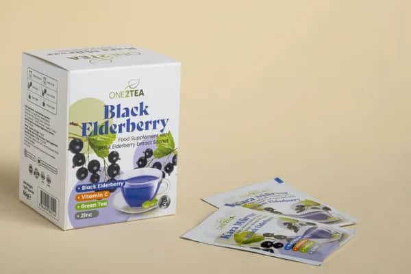One2Tea Black Elderberry and Vitamins Food Supplement