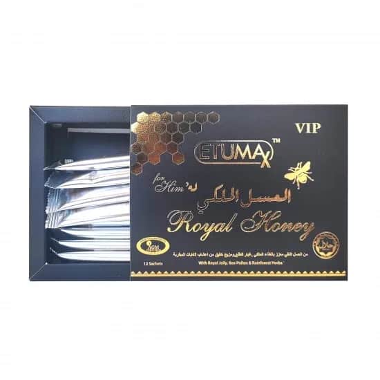 Etumax VIP Malaysian Royal Honey 12 sachets x 18 g
