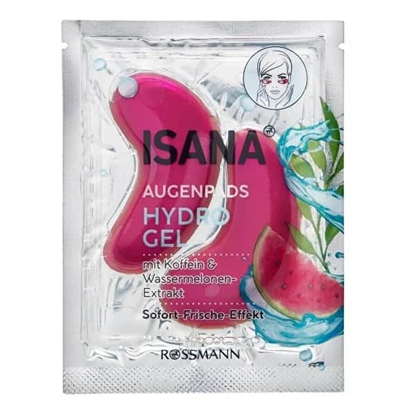 Isana وسادة إيزانا تحت العين هيدروجيل بالكافيين والبطيخ زوج واحد