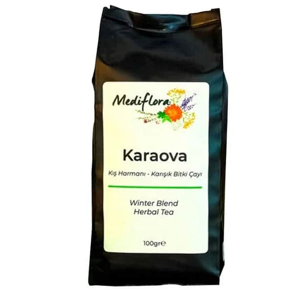 Mediflora شاي الأعشاب المختلط من ميديفلورا، مزيج الشتاء، 100 غرام مع الزعتر