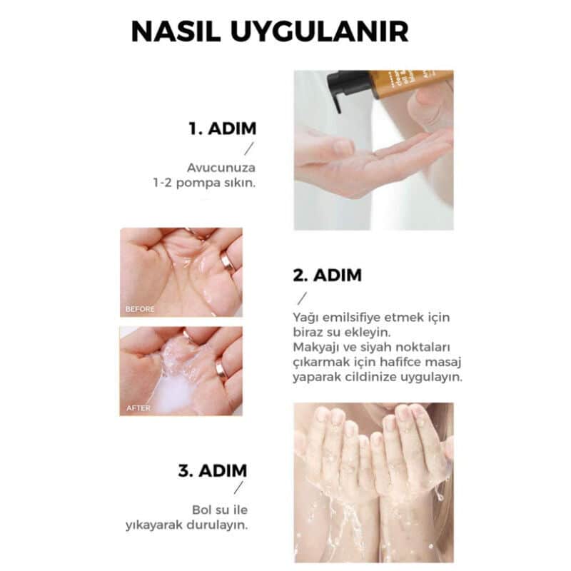زيت تنظيف المسام AHA 300 مل من هانسكن Hanskin