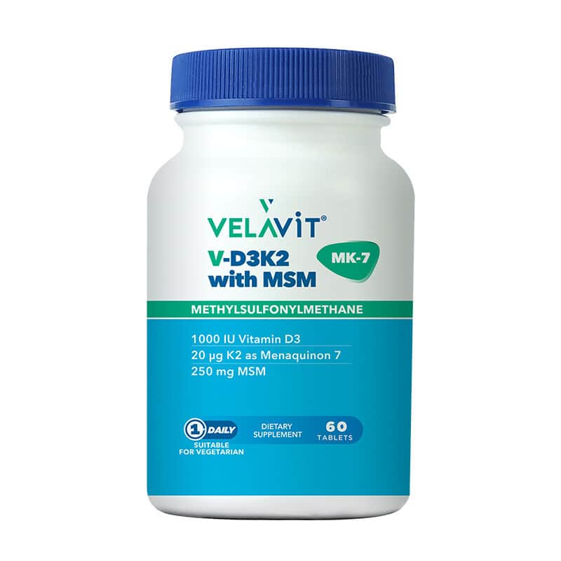 فيلافيت في-دي3 ك2 مع إم إس إم 60 قرص Velavit