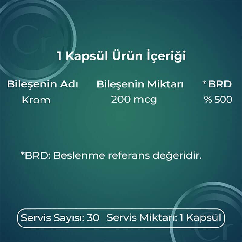 مكمل غذائي كروميوم 30 كبسولة من فوب Voop