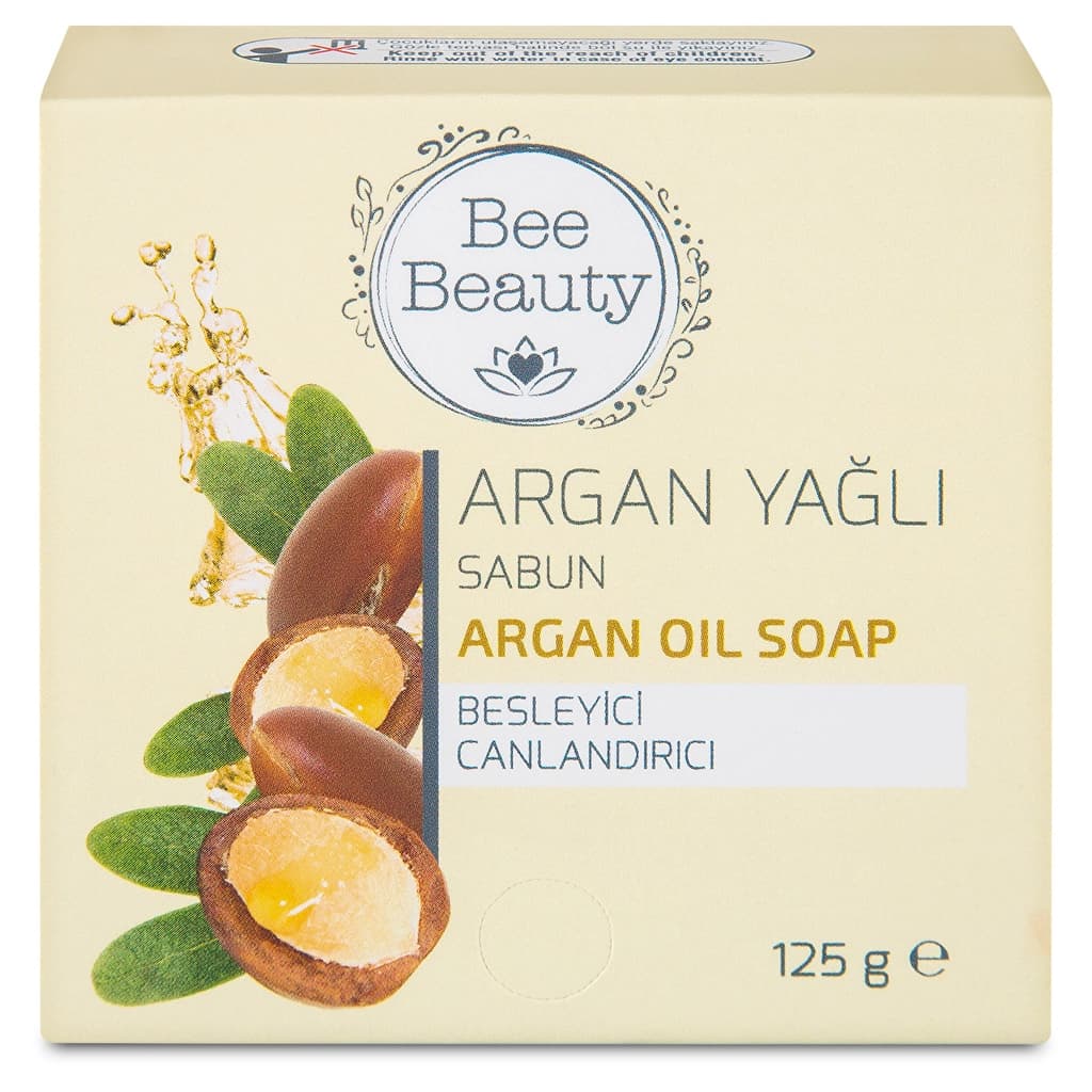 Bee Beauty صابون بي بيوتي بزيت الأرغان الصلب مغذي 125 جرام