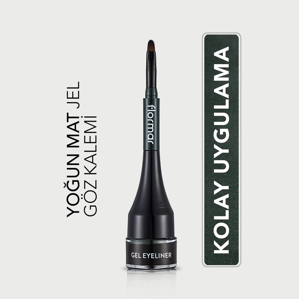 Flormar كحل جل فلورمار 04 أخضر تركيبة مطفية تدوم طويلاً