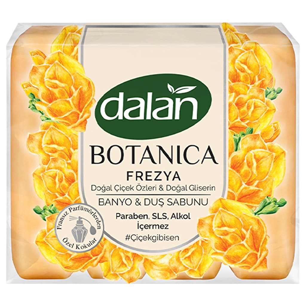 Dalan Botanica Freesia Bath And Shower Soap 4 x 150 gr
