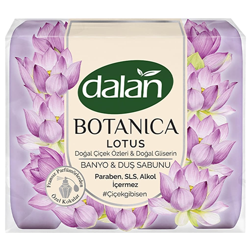 Dalan Botanica Lotus Bath And Shower Soap 4 x 150 gr