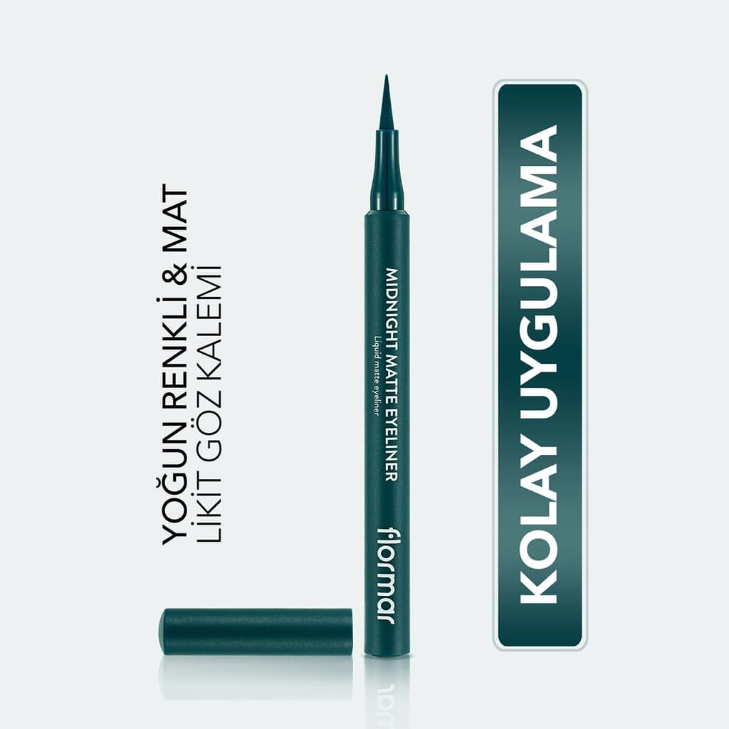 Flormar كحل فلورمار ميدنايت مات 04 أخضر