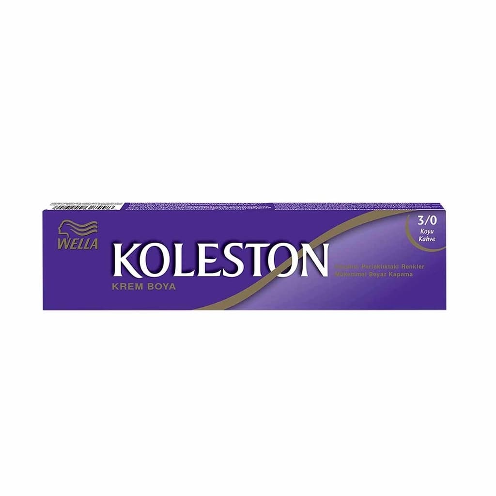 Wella Koleston طلاء أنبوبي واحد من ويلا كولستون 3/0 بني غامق