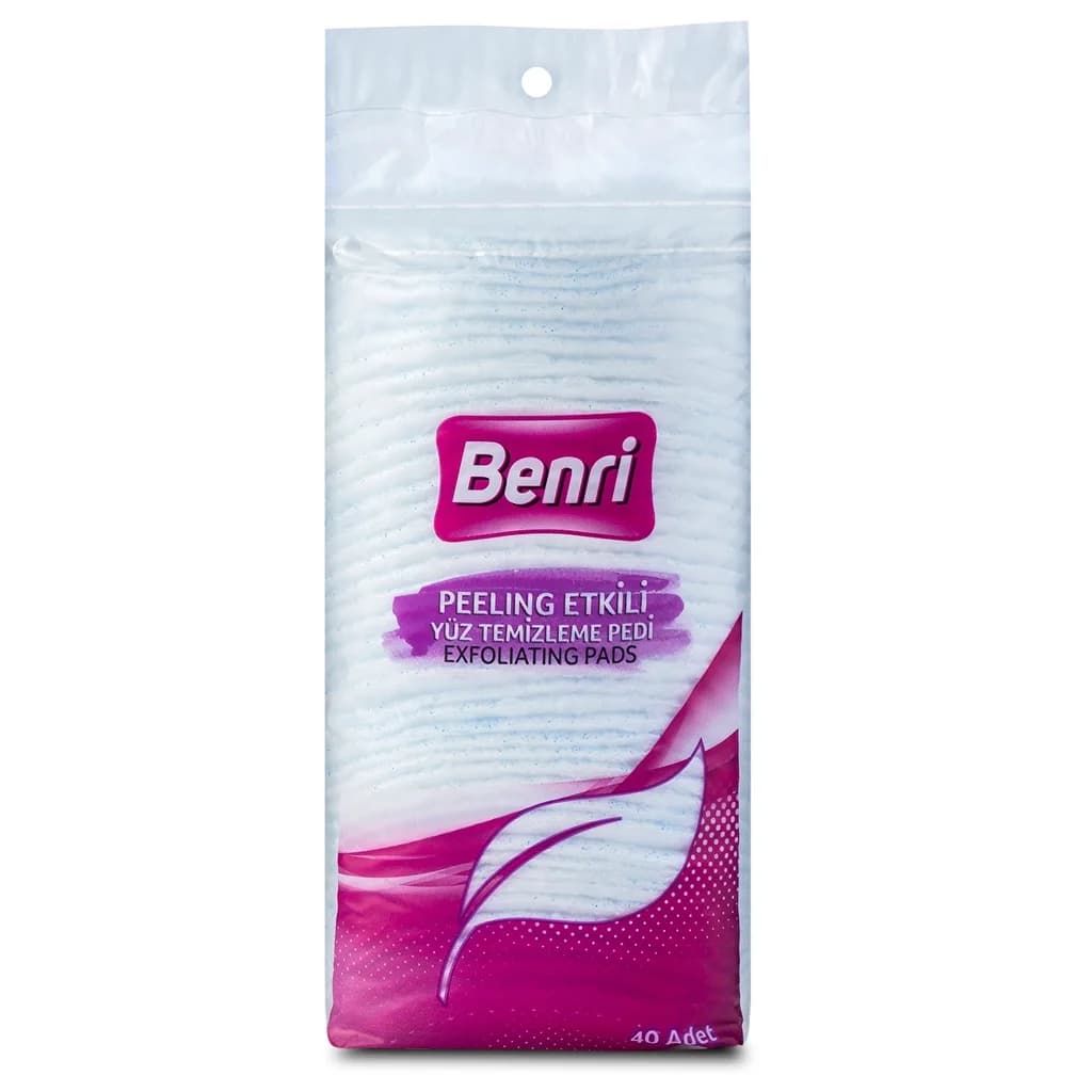 Benri مناديل تنظيف الوجه الفعالة من بينري، 40 قطعة