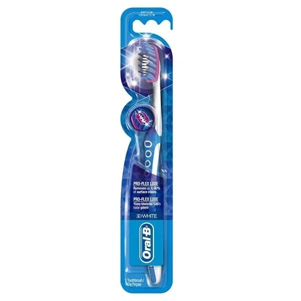 فرشاة أسنان أورال-بي لوكس 3D بروفليكس متوسطة 1 قطعة Oral-B