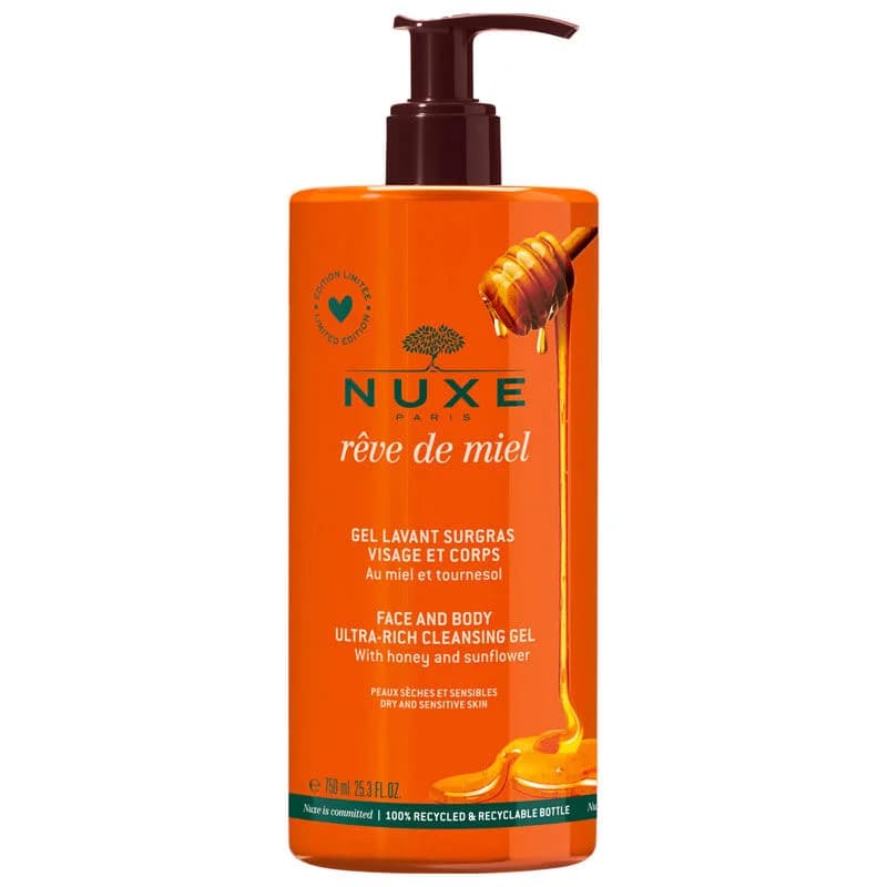 NUXE جل غسول الوجه والجسم من نوكس ريف دي ميل 750 مل