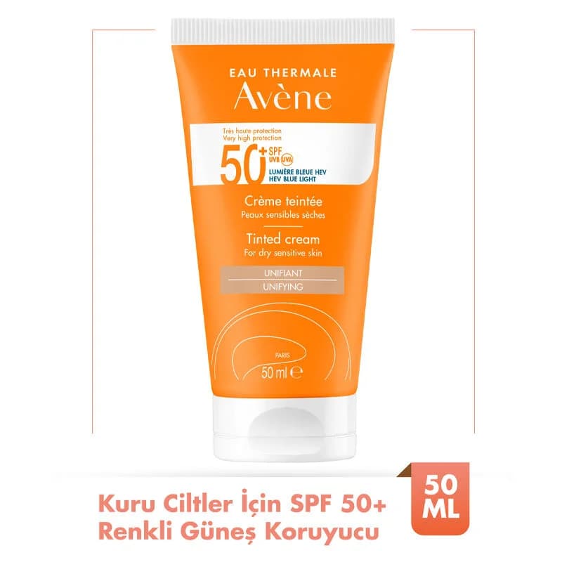 Eau Thermale Avene واقي الشمس الملون أفين سولير بعامل حماية 50+ 50 مل
