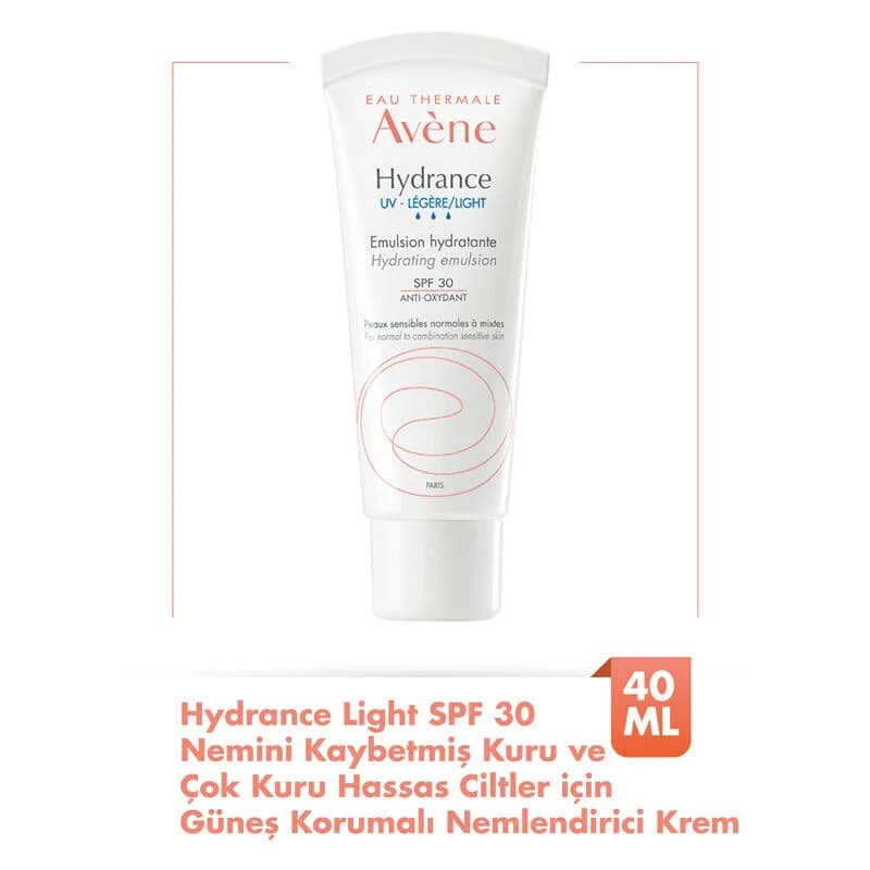 Eau Thermale Avene كريم أفين هيدرانس المرطب بعامل حماية من الشمس 30، 40 مل
