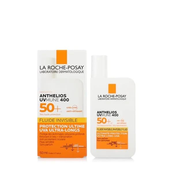 La Roche-Posay واقي شمس انثيليوس يو في 400 الغير مرئي بعامل حماية 50+ من لاروش بوزيه 50 مل