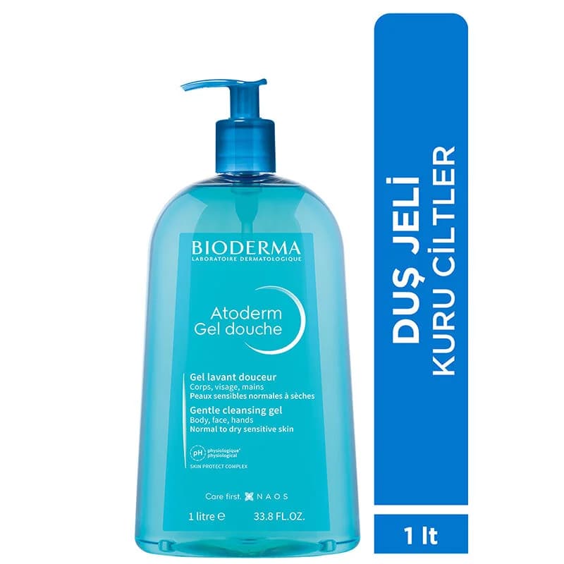 Bioderma جل الاستحمام بيوديرما أتوديرم اللطيف 1 لتر