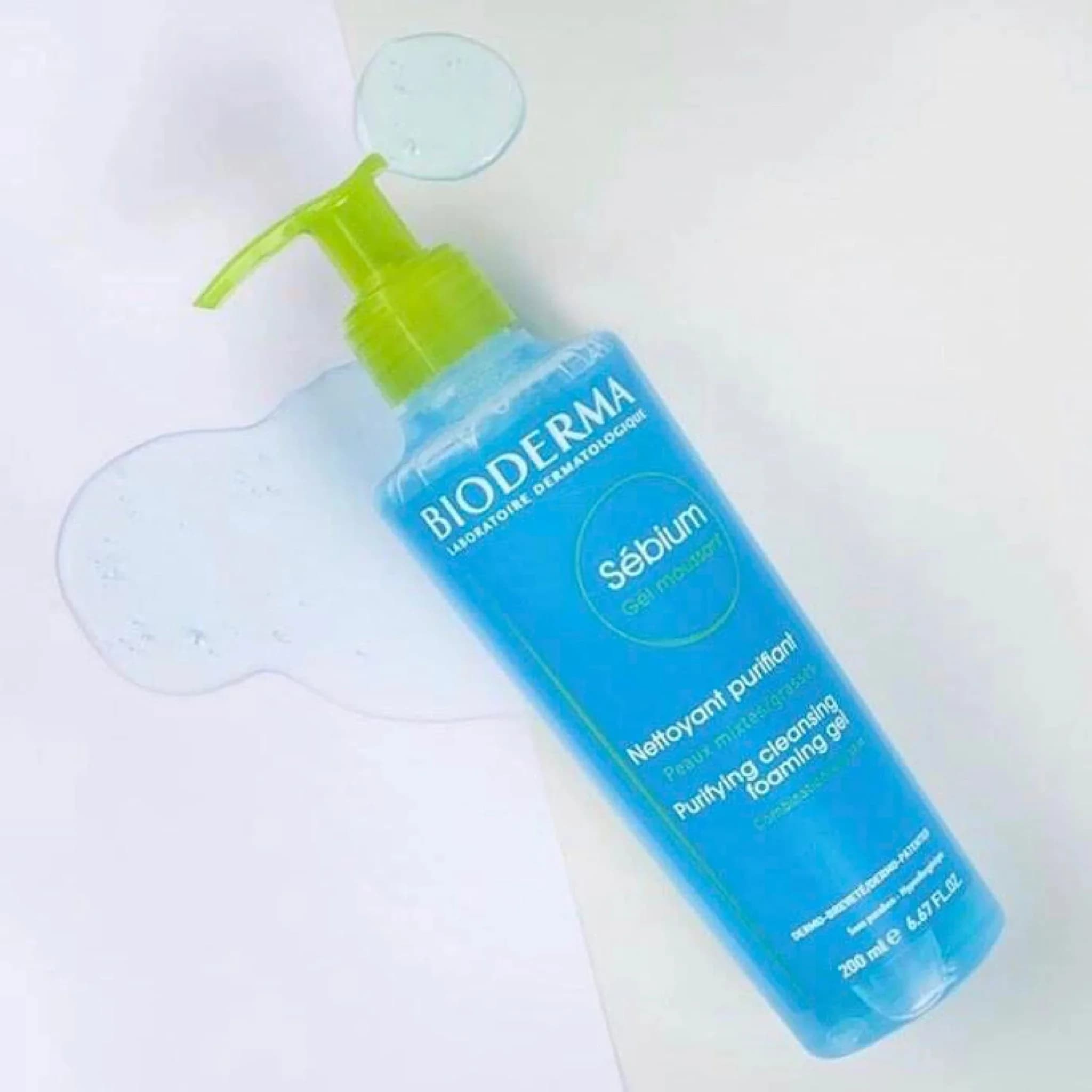 Bioderma غسول جل رغوي سيبيوم موسانت لتنظيف وتنقية البشرة من بيوديرما 200 مل
