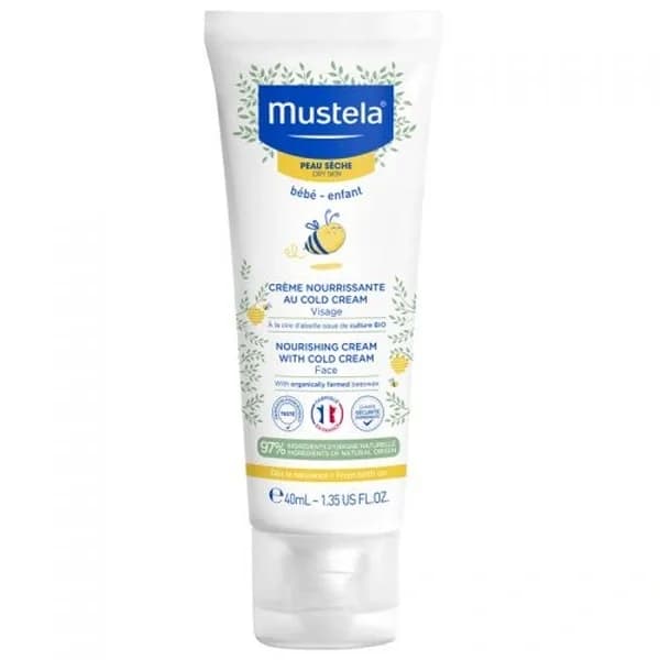 Mustela كريم موستيلا المغذي مع كريم بارد للوجه 40 مل