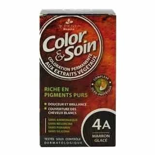 Color And Soin Hair Dye 4 a Marron Glace