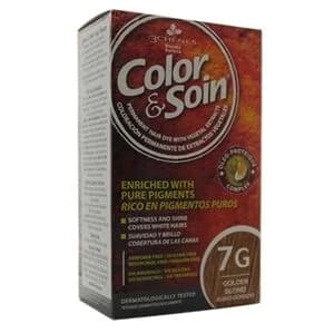 صبغة شعر كولور سوارن 7 جرام بلوند ذهبي Color Soin