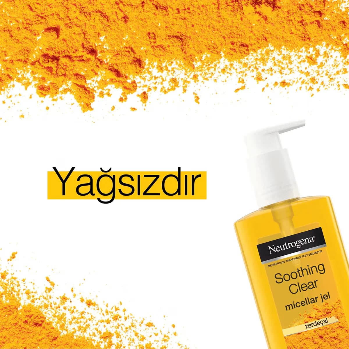 Neutrogena مزيل مكياج نيوتروجينا سوثينج كلير بالكركم 200 مل