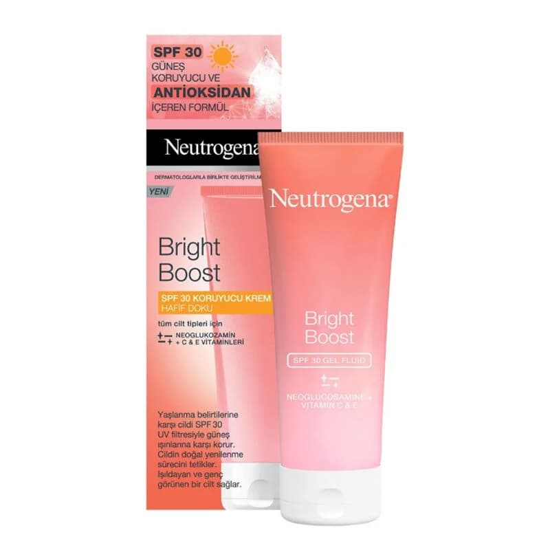 Neutrogena كريم الحماية نيتروجينا برايت بوست بعامل حماية من الشمس 30+ 50 مل