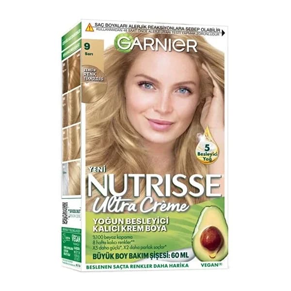 Garnier صبغة شعر دائمة غارنييه نوتريس لون مغذي مكثف