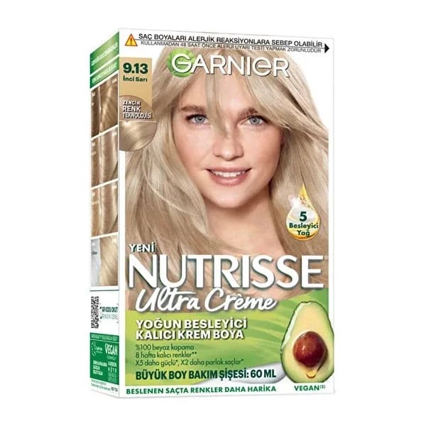 Garnier صبغة شعر غارنييه نوتريس المغذية المكثفة تغطية ١٠٠٪ للشعر الرمادي