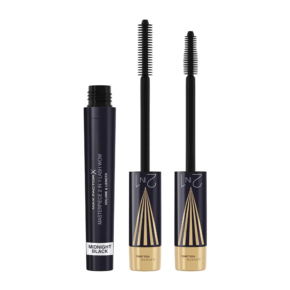 Max Factor ماسكارا ماكس فاكتور ماستربس 2 في 1 أسود ليلي