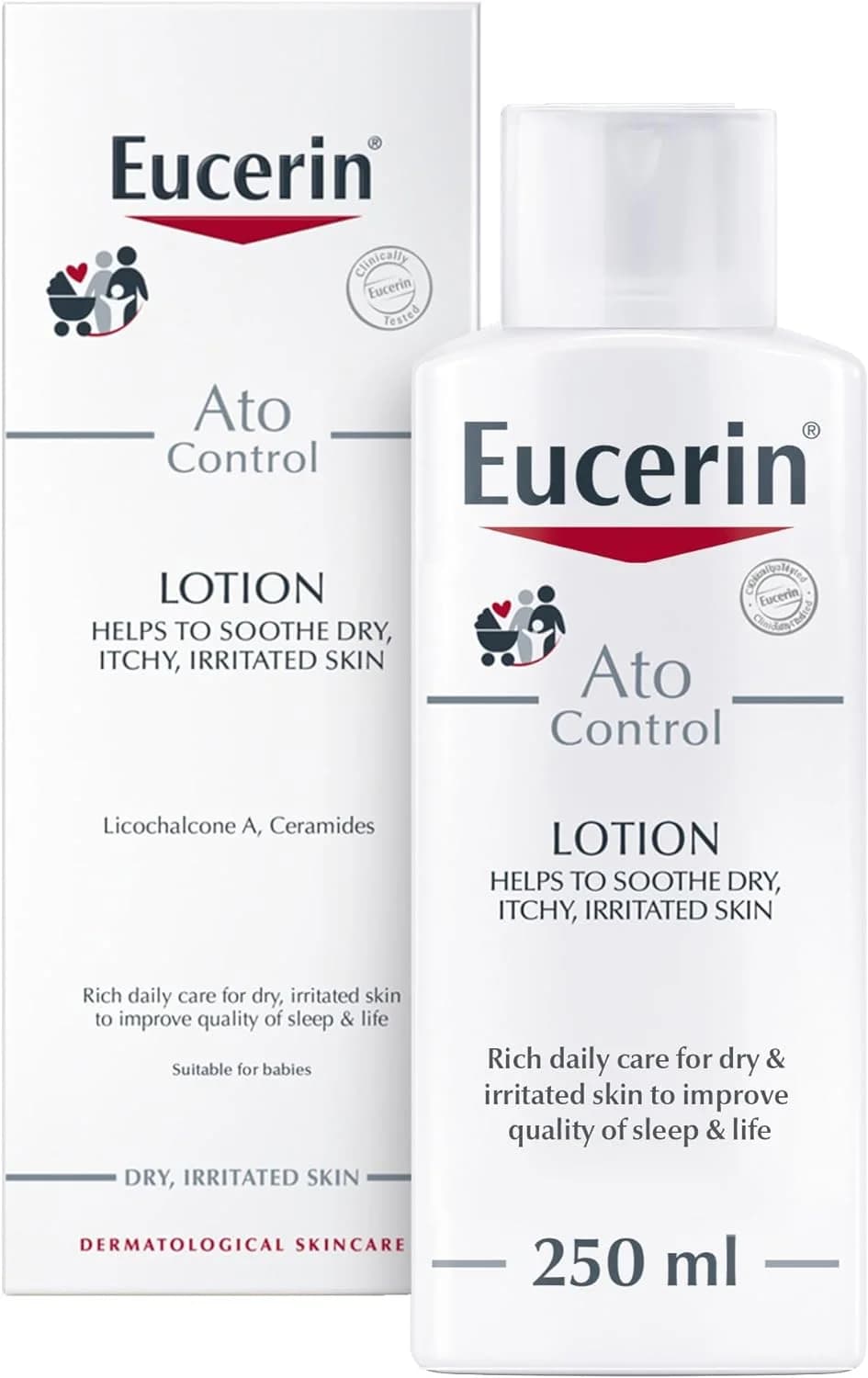Eucerin لوشن العناية بالجسم اتوبي كونترول من يوسرين – 250 مل