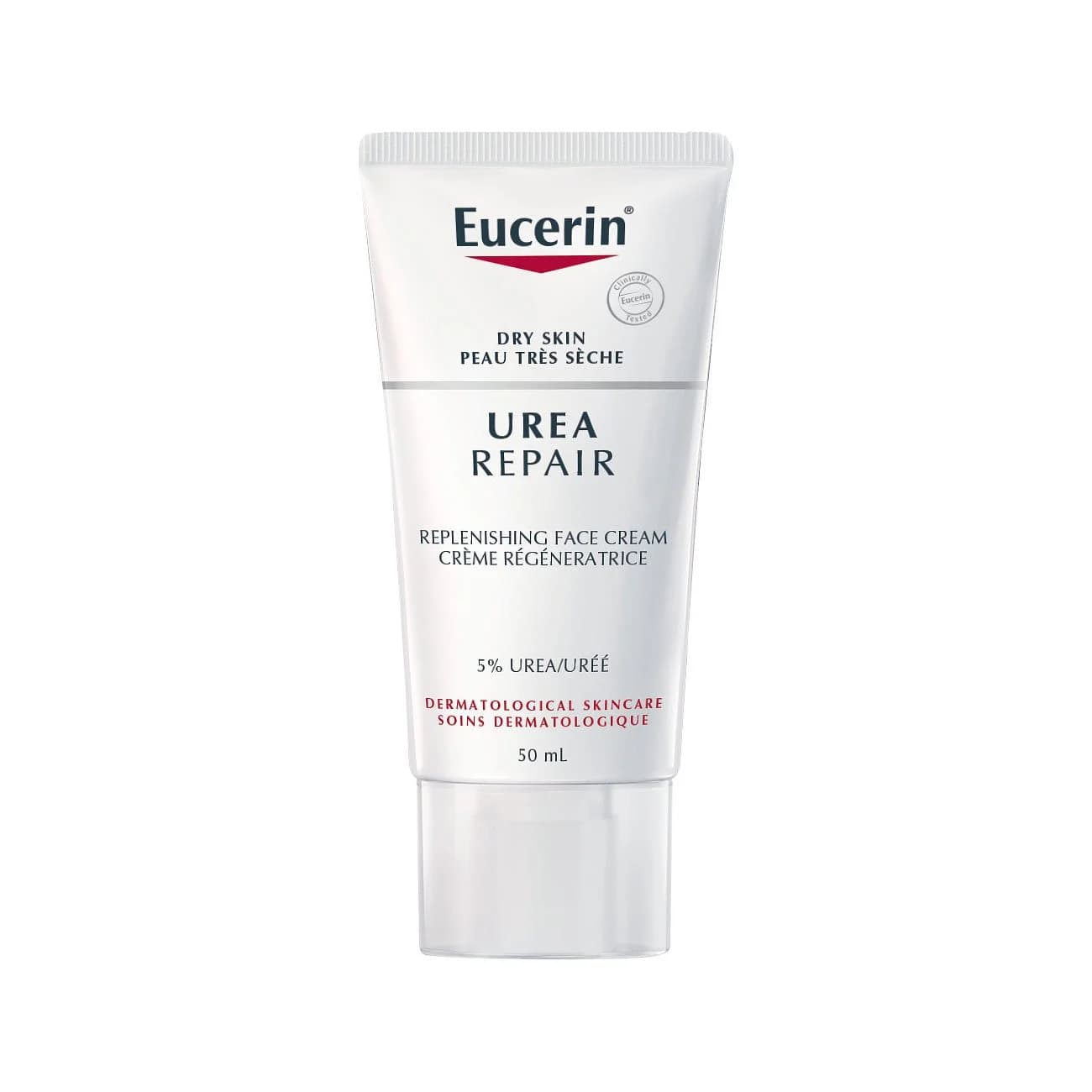 كريم الوجه المنعم والمرطب للبشرة الجافة 5% يوريا من يوسرين  50 مل Eucerin