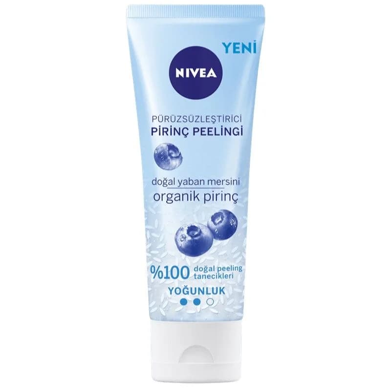 NIVEA مقشر نيفيا الطبيعي المنعم بخلاصة التوت الأزرق والأرز 75 مل
