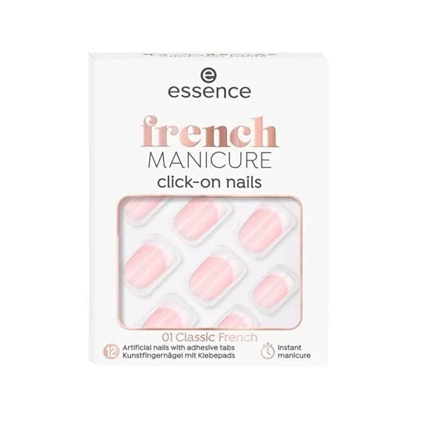 أظافر صناعية فرنسية مانكير 01 قطعة من إيسنس Essence