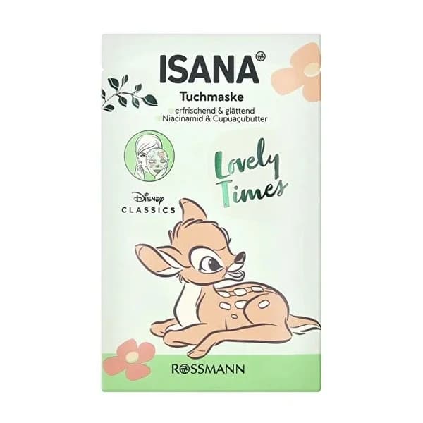 Isana قناع إيزانا ديزني بامبي الورقي تركيبة نباتية مرطبة