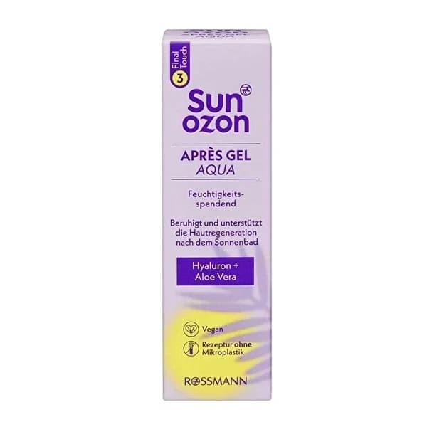 Sunozon جل سونوزون البنفسجي بعد التعرض لأشعة الشمس بحمض الهيالورونيك والصبار 50 مل