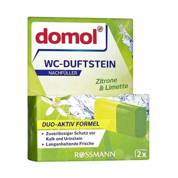 كتلة عطرية للمرحاض ليمون 2 × 40 غ من دومول Domol
