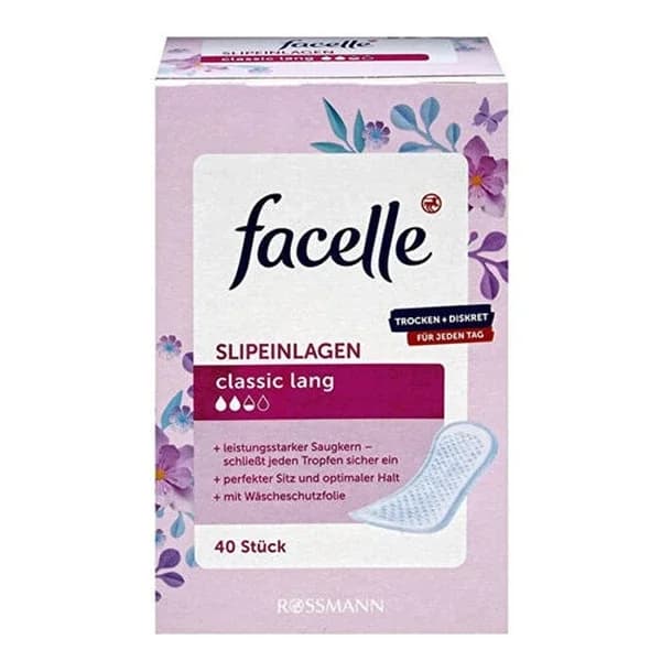 Facelle فوط فيسيل الكلاسيكية الطويلة اليومية 40 قطعة
