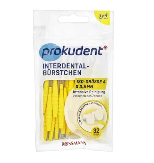 Prokudent فرشاة الأسنان بين الأسنان من بروكودنت، 32 قطعة 3.5 مم