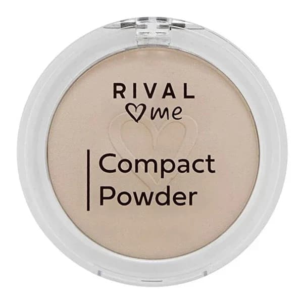 Rival Loves Me بودرة مضغوطة رايفال لوفز مي رقم 01 بورسلين 10 جرام