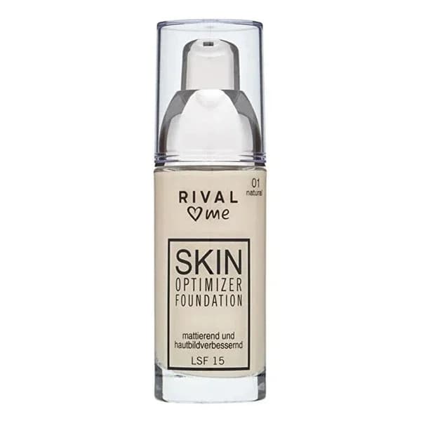 Rival Loves Me كريم أساس ريڤال لوفز مي، مُحسِّن للبشرة، رقم 01، طبيعي، 30 مل
