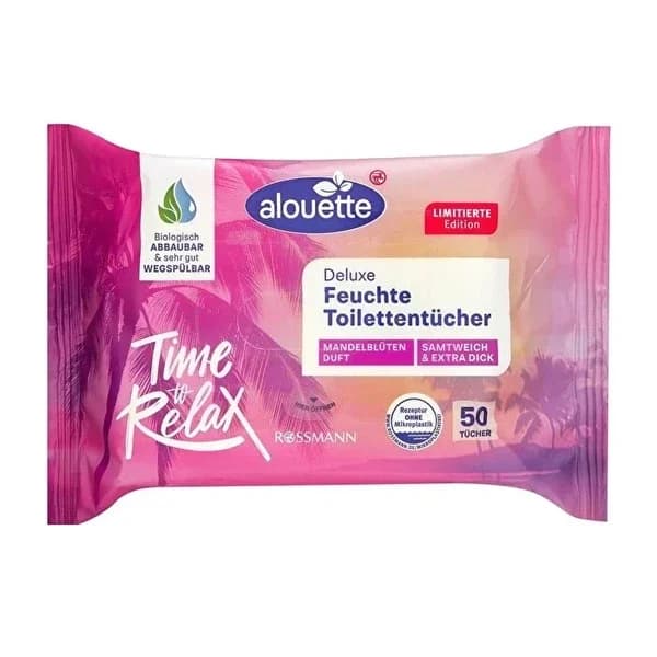 Alouette ورق تواليت مبلل من ألويت وقت الاسترخاء الخمسينيات