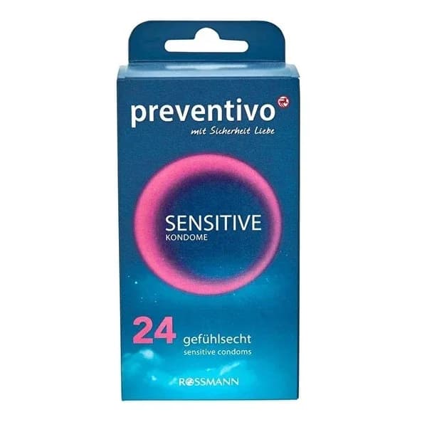 Preventivo واقي ذكري بريفينتيفو الحساس عبوة من 24 قطعة