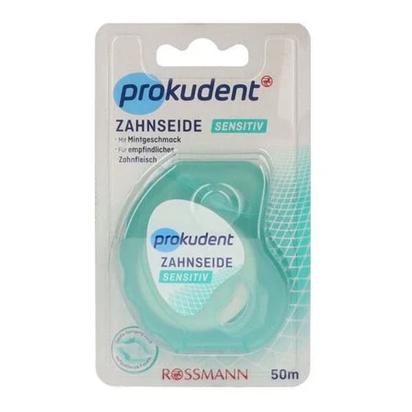 Prokudent خيط تنظيف الأسنان بروكيدنت للأسنان الحساسة 50 م بنكهة النعناع