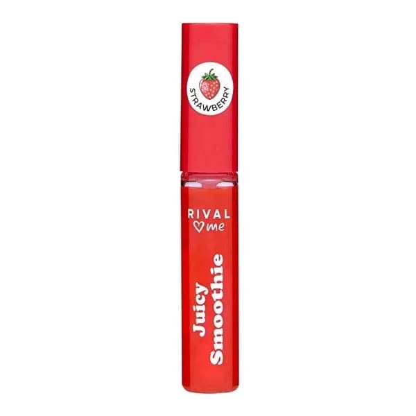 Rival Loves Me ملمع شفاه رايفال لوفز مي جوسي سموثي رقم 01 فراولة 8.5 مل