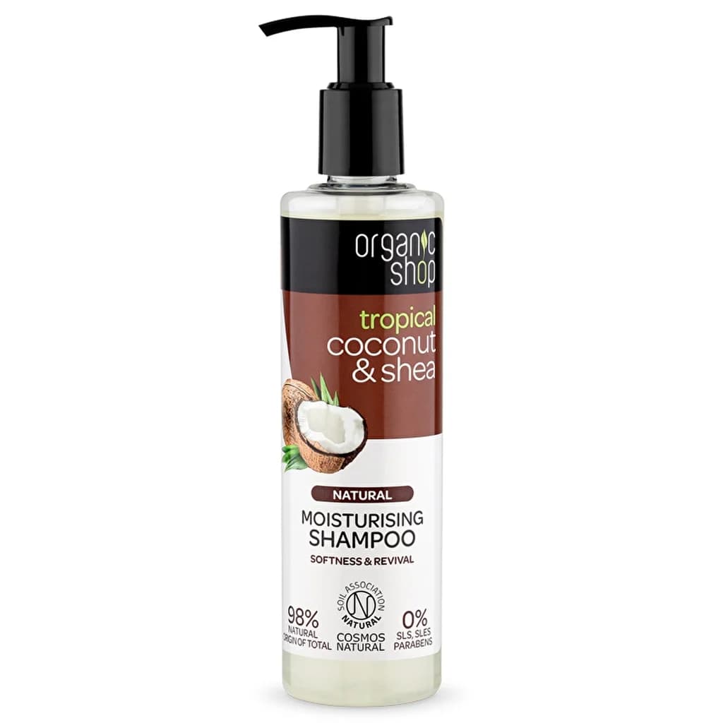 Organic Shop شامبو زيت جوز الهند وشيا العضوي 280 مل
