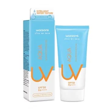 جل واقي الشمس واتسونز أكوا SPF 50 PA+ 50 مل Watsons