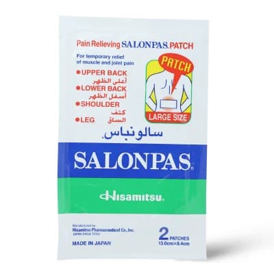 Salonpas لاصقة هوت كابسيوم لتخفيف الآلام