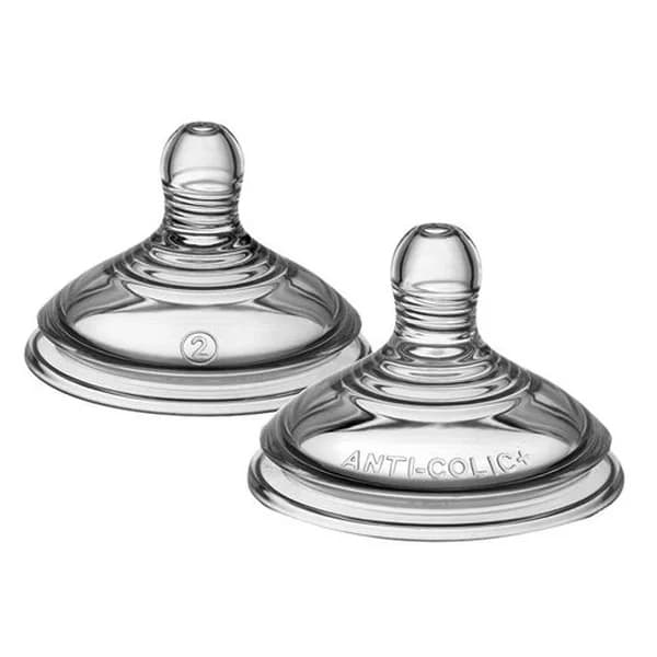 Tommee Tippee لهاية تومي تيبي المتطورة المضادة للمغص، قطعتان تدفق متوسط