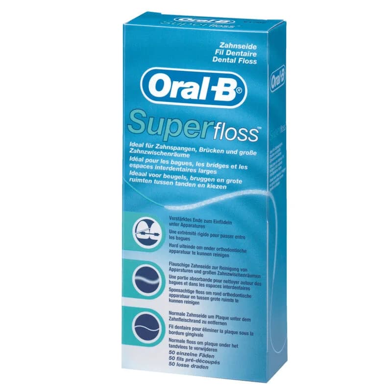 Oral-B خيط تنظيف الأسنان أورال-بي سوبر فلوس