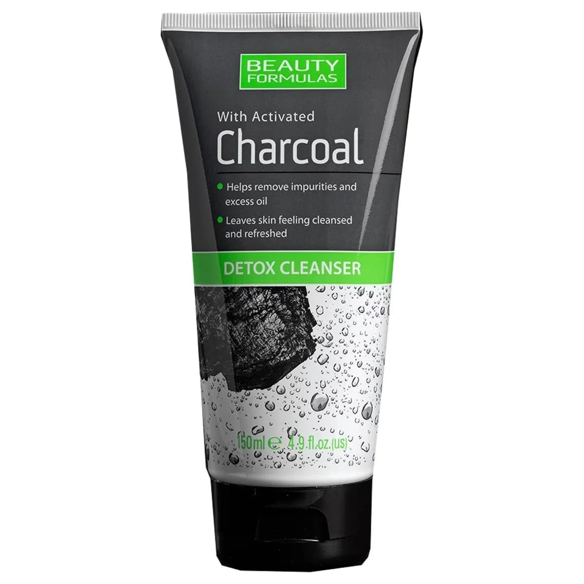 Beauty Formulas Charcoal Detox Activated Charcoal Facial Cleanser 150 ml